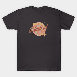 Madrid City Spain Retro Vintage Design Espana T-Shirt